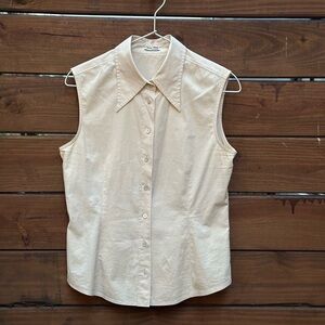(SOLD) Miu Miu button up collared shirt size 44